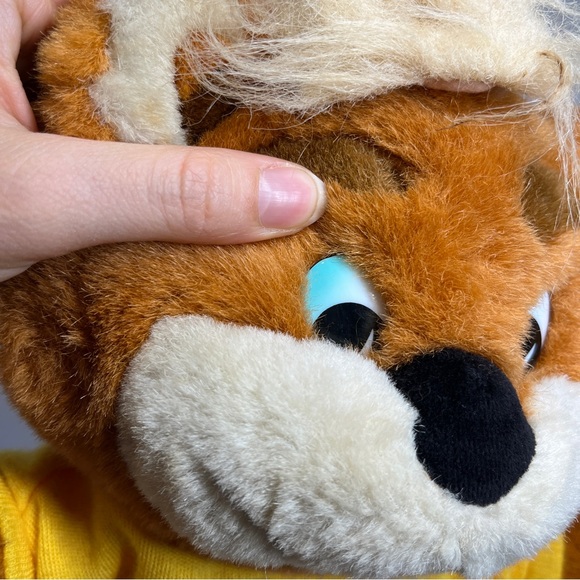 Vintage Zellers Canada Store Zeddy Teddy Bear Mascot Yellow Shirt 90s Plush Toy - Picture 11 of 16